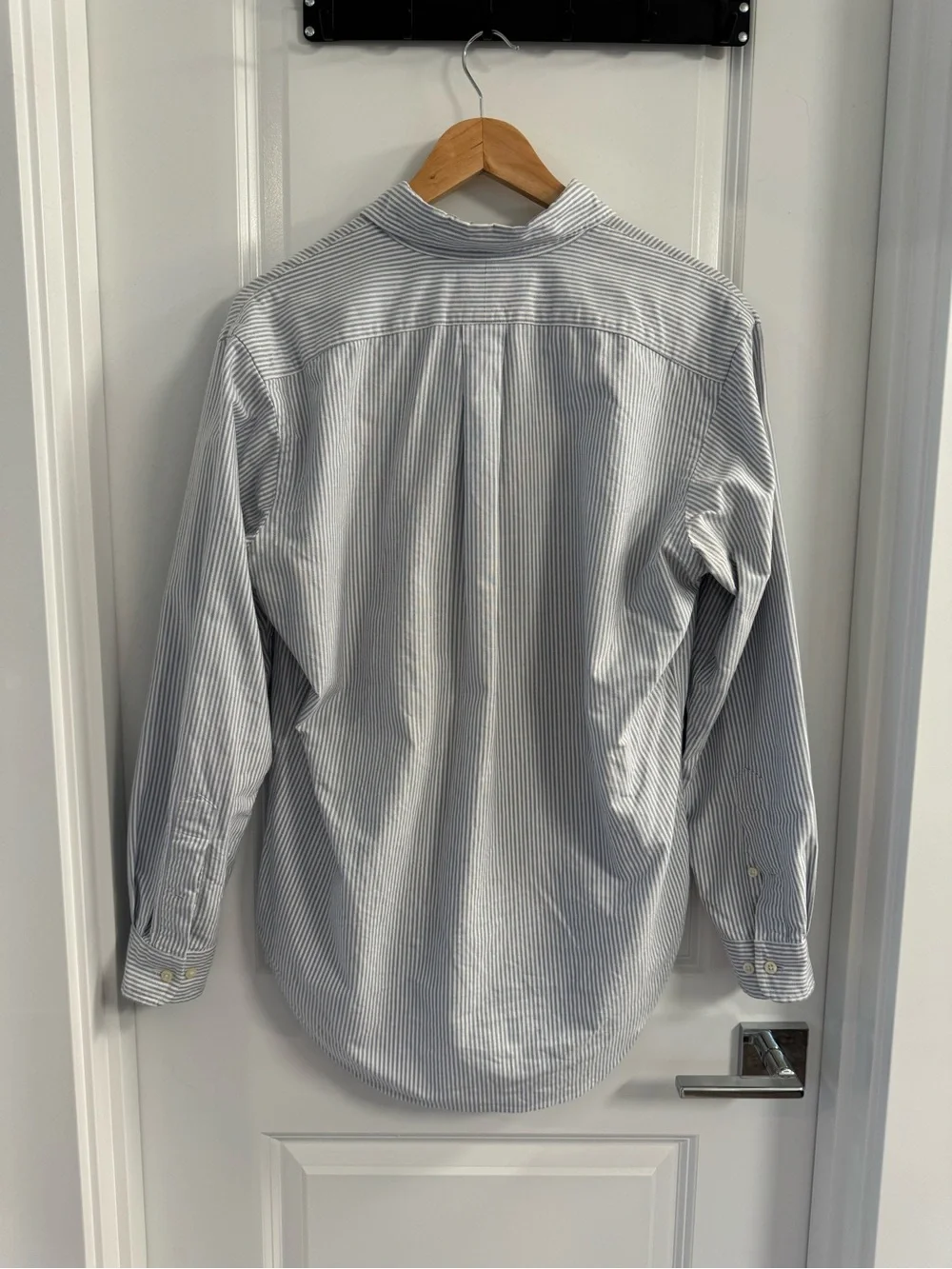 Ralph Lauren Blue Stripe Oxford Button-Down Shirt - Picture 6 of 6